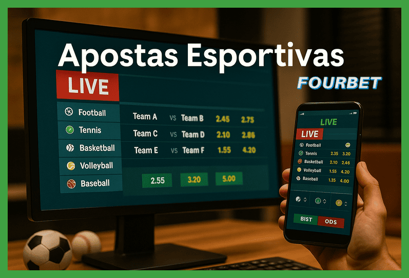 Aposte em apostas esportivas no cassino online FOURBET